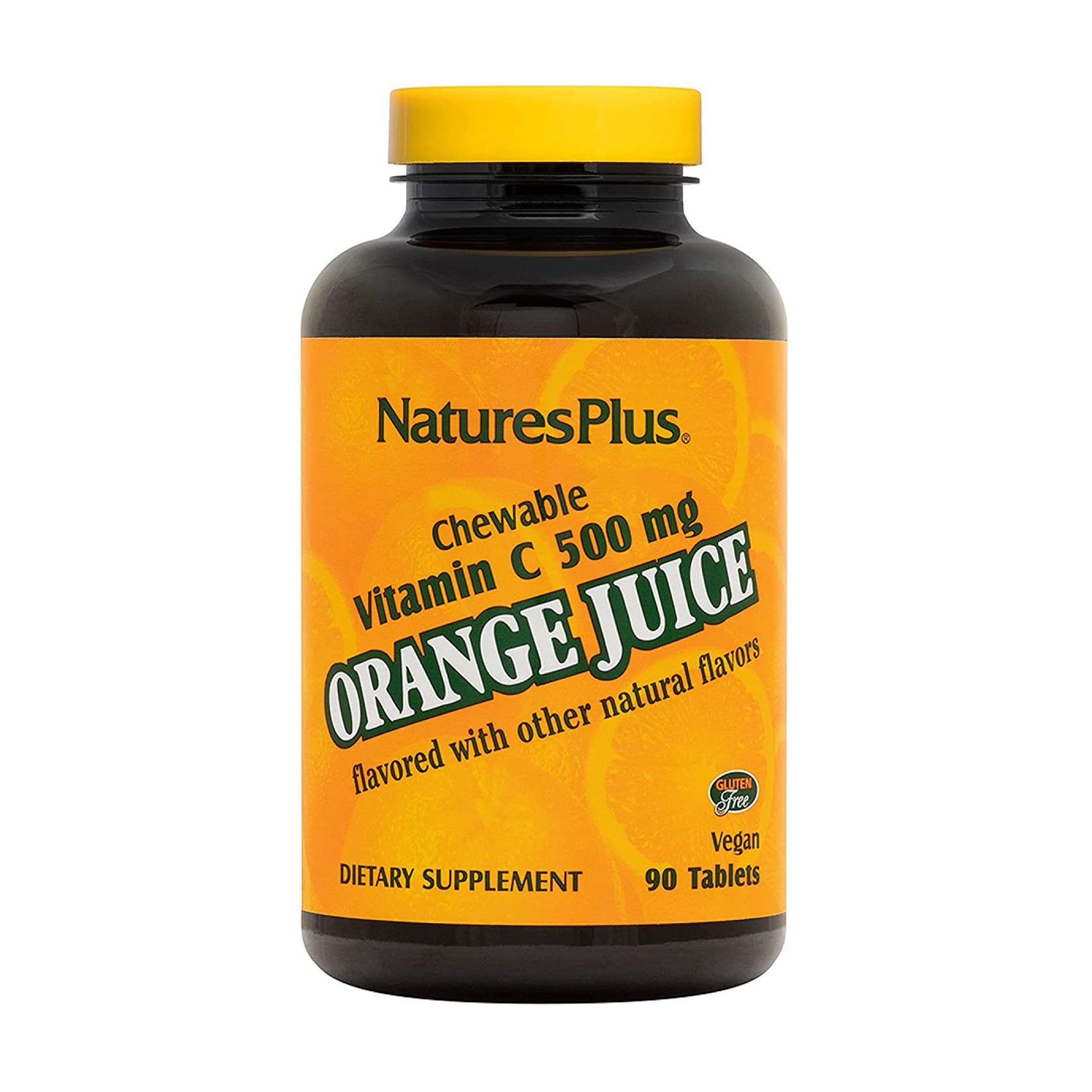 Вітамін C NaturesPlus Orange Juice Vitamin C 500 мг, 90 жувальних таблеток